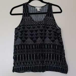 H&M - Patterned Sleeveless Top